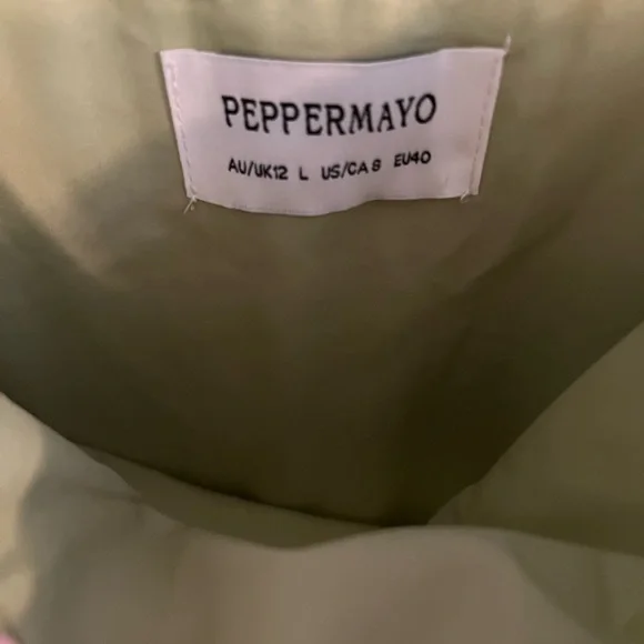 Bambini Green Spaghetti Strap mini Dress - Picture 6 of 11